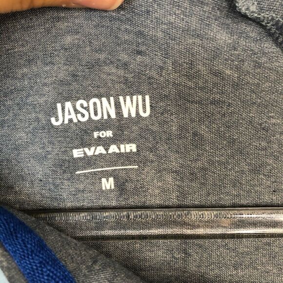 Jason Wu Blue Long Sleeve PJ Top - Picture 3 of 5